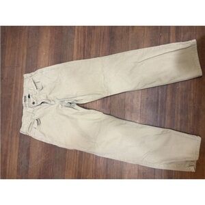 Carhartt Men's Size 33x32 Carpenter Pants Jeans Khaki Work Wear